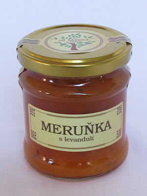 Meruňkový džem s levandulí